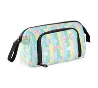 miaozhen Borse di matita di grande capacità borse con cerniera leggero astuccio con cerniera per bambini forniture scuola superiore ginnastica cartone animato estuche para lapiceros