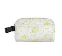 miaozhen Borse per il pranzo per bambini, impermeabile, mantiene il cibo caldo più fresco, borsa tote per università, università infantile animale Manta Ray Leaf verde bulto para Lunch de Hombre