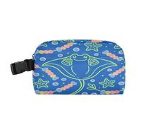 miaozhen Borse per il pranzo per le donne Hands-Free Cooler Box con fibbia Lunch Cooler Tote per scuola/picnic oceano animale stella marina borsa grigia para pranzo
