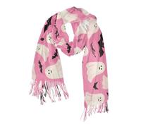 miaozhen caldo cashmere sentire bella sciarpa natale per la donna Halloween Carino Spooky Stagione chal para mujer elegantes invierno
