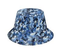 miaozhen Camouflage Blu Fuzzy Carino Cappello Secchio Pelliccia Faux Cappelli Meteo Caldo per le Donne Cappello Pescatore per Abbigliamento Casual Abbigliamento Casual Gorra para el Frio Hombre