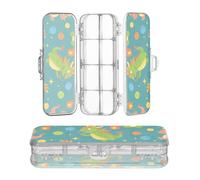 miaozhen Cancella Matita Scatola di Plastica Doppio Deck Stile Cinese Drago Animale Penscase Colorate Per Forniture Di Cancelleria Con Snap E Coperchio