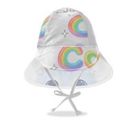 miaozhen Cappello da spiaggia per bambini e bambine, cappello da pescatore con scritta "Just a Girl who Loves Cats UPF 50+Protection Wide Brim Travel Swim