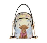 miaozhen Carino Mucca in Inverno Neve alla moda piccola borsa a tracolla con multi tasche borsa per le donne per la moglie mariconera para mujer