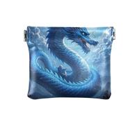 miaozhen Cinese Drago Blu Nuvola Cosmetici Borse per Borsa Monedas Para Carro Gioielli Unici per Signore, Nuvola blu drago cinese, 1 size