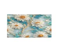 miaozhen Colorato Daisy Flower Jade Print tappetini per la doccia interna tappeti morbidi da bagno per accessori da bagno decoración 99,1 x 50,8 cm de alfombras para ba?o