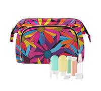 miaozhen Coneflower Genesis Borsa Colorata Per Le Donne Leggero Delle Donne Portamonete per Toiletry Travel de maquillaje para, Coneflower Genesis colorato, moderno