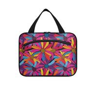 miaozhen Coneflower Genesis Kit da barba colorato appeso con gancio, design portatile per elementi essenziali per le donne bolsas para maquillaje de mujer L, Coneflower Genesis colorato, moderno