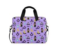 miaozhen Custodia per laptop da 15 a 16 pollici, concisa custodia con cerniera per Halloween, dottore della peste, strega, spirituale, borsa da trasporto con cerniera per viaggi di lavoro