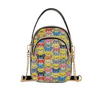 miaozhen Cute Dogs with Glasses Pattern trendy cross body borsa con multi tasche borse per le donne per l'autunno mariconera para mujer