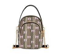 miaozhen Fiocco in legno rosa ragazza alla moda borsa a tracolla in pelle con multi tasche borsa a mano per autunno bolso cruzado para mujer