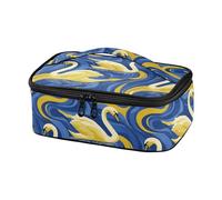 miaozhen fit and fresh lunch bag Elegante animale cigno oro e blu loncheras para mujeres de trabajo