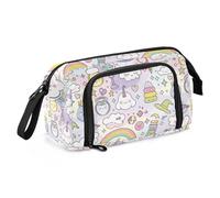 miaozhen Grande astuccio di grande capacità borse con cerniera con slot astucci per matite per adolescenti forniture per scuole superiori strega bacchetta pozione fumetto cajita para lapices