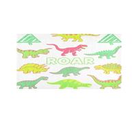 miaozhen Handdraw Line T-rex Ankylosaurus Tappeto verde fluorescente antiscivolo morbido tappeto da bagno per doccia accessori decoración 99,1 x 50,8 cm de alfombras para ba?o