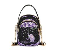 miaozhen I Will Remember You Purple Flower trendy trapuntato borse a tracolla con multi tasche borse a mano per le donne per viaggiare mariconera para mujer