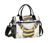 miaozhen Inverno Cartoon Carino Gnome Lunch Box Cooler Bag con tracolla a tenuta stagna scatole di pranzo per la cucina bolso para llevar comida al Trabajo