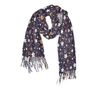 miaozhen inverno essenziale cashmere sentire calda sciarpa invernale per Natale Starry Halloween nero colorato bufandas para mujer para frio
