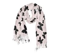 miaozhen inverno essenziale cashmere sentire sciarpe per la primavera Moda Nero Farfalla Rosa chalinas para mujer de frio