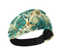 miaozhen James Style Flower Mouse Lussuoso Antiscivolo? Fasce in tessuto per le donne Fascia elastica per il sudore per Yoga Palestra make up tennis diademi para ni?as