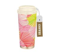 miaozhen James Style Tie-dye Rosa Giallo Tumbler Tazze Con Coperchio Isolato Viaggio Tazza In Acciaio Inox Per Caldo E Freddo 50 Once A Tenuta