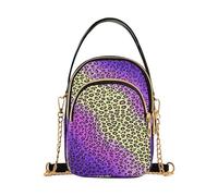 miaozhen Leopard Cheetah Rainbow Print trendy cross body borsa da viaggio con multi tasche borsa per le donne per l'esecuzione mariconera para mujer