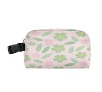 miaozhen Lunch Box Bag Hands-Free Boy Lunch Box Mantiene il cibo caldo Lunch Cooler Bag per Beach Travel Verde Floreale Rosa maleta para comida