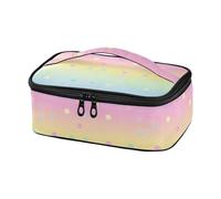 miaozhen Lunchbox per Ragazza Trendy Polka Dot Arcobaleno Pesca Blu Cooler Lunch Box per gli Uomini Viaggio loncheras termicas para Hombres de Trabajo