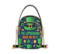 miaozhen Made Me Do It St Patricks Day Boys trendy trapuntato borse a tracolla per le donne con multi tasche borse per le donne essenziali mariconera para mujer