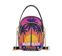miaozhen Miami Beach Sommer Palme Urlaub Usa borse a tracolla alla moda per le donne alla moda con multi tasche borsa per viaggiare bolso cruzado para mujer
