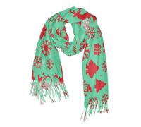 miaozhen Moda cashmere sentire signore sciarpe per le donne Natale Inverno Verde Rosso Pino Albero bufandas de mujer elegantes para frio