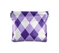 miaozhen Moda Lavanda Donne In Pelle Portafoglio Contanti Portatile Card Key Organizer per Signore Borsa guarda monedas para carro, Lavanda alla moda, 1 size