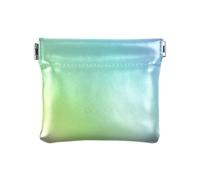 miaozhen Multicolore Gradiente Arte Moderna Delle Donne Piccolo Cuoio Della Borsa Della Moneta Portafoglio Unico Mini Caso Cosmetico per le Signore, Arte moderna sfumata multicolore, 1 size