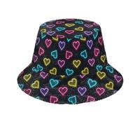 miaozhen Neon Cuori Colorati Fuzzy Caldo Secchio Cappelli Faux Fur Signore Cappelli Caldi Cappello del Pescatore per il Freddo Tempo Freddo gorros para el invierno de Hombre