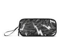 miaozhen Nylon Grande Matita Sacchetto Per I Ragazzi Camouflage Nero Bianco Fulmine Ad Alta Capacità Grande Cerniera Matita Astuccio Cancelleria per Le Ragazze Elementari estuche para