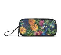 miaozhen Nylon Grande Sacchetto di Matita Pittura A Olio Pavone Oliva Ad Alta Capacità College Matita Cassa Della Cancelleria Sacchetto per la Scuola Adulti estuche