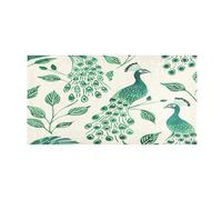 miaozhen Oliver Jeffers Style Peacock Jade tappetino antiscivolo morbido tappeto per camera da letto per soggiorno accessori decoración 99,1 x 50,8 cm alfombra para ba?o