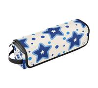 miaozhen Organizer 2 in 1 per strumenti per capelli, con tappetino in ferro, grande, custodia da viaggio per strumenti caldi, ferro arricciacapelli, volumizzatore per capelli, styler, stelle blu a