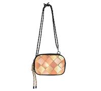 miaozhen Oro diamante Oro Rosa Modello Ovest Crossbody Borsa per le Donne Moda con Tracolla Regolabile Messenger Bag Crossbody Camminare il cane bolsa de mano para mujer