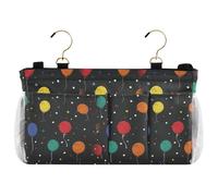 miaozhen Palloncino Stella Arcobaleno Pois Comodino Caddies Sedia a Dondolo Borsa di Immagazzinaggio per Testiere Letto a Castello Dormitorio Camere Organizzatore Caddy organizador para la cama