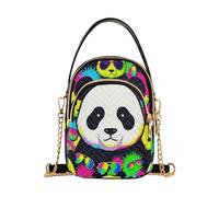 miaozhen Panda Bear Lover Pop Art Divertente alla moda piccola borsa a tracolla con multi tasche borse a mano per le donne per la corsa mariconera para mujer