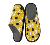 miaozhen Pantofola per le donne dagli occhi neri Susan Simple Line Art Valentinesnes Pantofole per la casa per le donne Pantofole pelose in memory foam per interni Pantofole da casa accoglienti