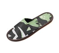 miaozhen Pantofole da spa con stegosauro a forma di dinosauro, per interni ed esterni, portatili, accoglienti, personalizzate per la casa, per viaggi, piscina, feste, pantuflas para ni?as, Cartoon
