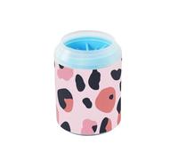 miaozhen Peach Black Leopard riutilizzabile fango zampa Clean Station Silicone spazzola morbida essenziale per tutti i proprietari di animali domestici per cani gatti kit de limpieza para Perros