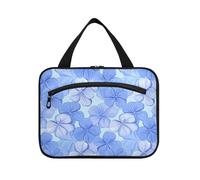 miaozhen Periwinkle Floreale Country Style Cartoon Style appeso borse con cerniera con gancio, designer chic per gli uomini porta cosmeticos mujer para cartera L, Stile del fumetto di stile country