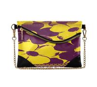 miaozhen PU Pochette in Pelle Borse per le Donne Casual Crossbody Borse per il Partito Viola Giallo Limone Fiori Modelli Tribali bolsos para mujeres elegantes