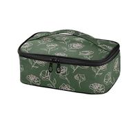 miaozhen Ragazze Lunch Bag Retro Elegante Rosa Rose Verde bolsos Termicos para mujer