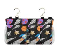 miaozhen Rockets - Organizer da comodino con pianeti, per letti a castello e ospedali, per camere da letto e dormitori, sponde per letto