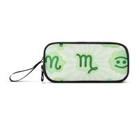 miaozhen Sacchetto di Matita di Nylon Forniture Scuola Acquerello Linea Verde Costellazione Grande Capacità Matita Caso Organizzatore Cancelleria Scuola per Le Ragazze della Scuola