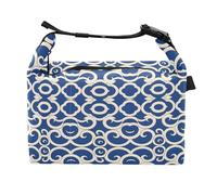 miaozhen Scatole portapranzo per ragazzi, ecologiche, piatte, motivo geometrico, con motivo a vite, per insegnanti e lavoratori in ufficio