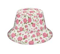miaozhen Semplice Primavera Rosa Pesca Fuzzy Donne Secchio Cappelli Faux Fur Signore Caldo Cappelli Pescatore per la Caccia Gorras de Hombres para el Frio